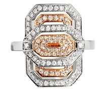 Ring Mini My Way Diamanten, Roségold & Silber