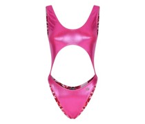 Laminierter Badeanzug mit Cut-out