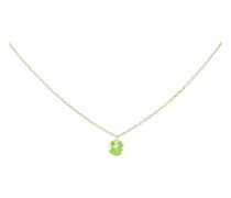 Halskette Chakras mit einem einfachen Peridot