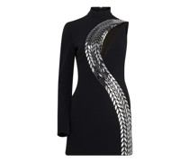 Asymmetrisches kurzes Kleid