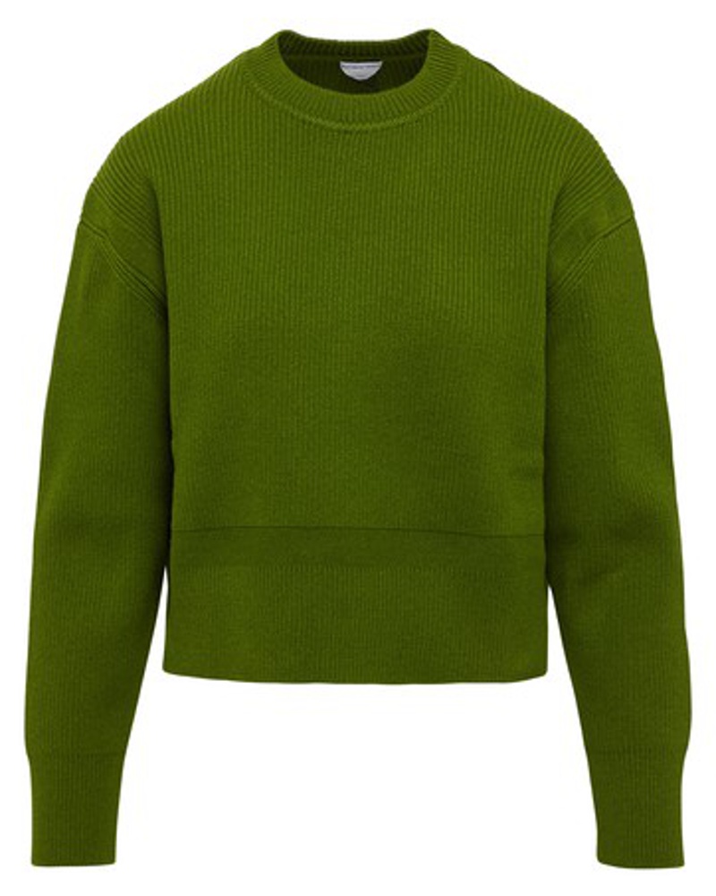 Bottega Veneta Damen Gerippter Kaschmirpullover