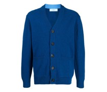 Strickjacke mit V-Ausschnitt