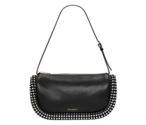 Bumper-15 Leather Shoulder Bag With Crystal