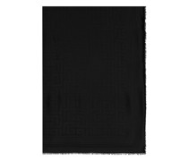 Foulard mit Ton-in-Ton-Monogramm