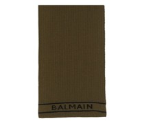 Wollschal mit Balmain-Logo