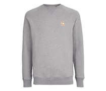 Sweatshirt mit Patch Chillax Fox