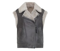 Ärmellose Bikerjacke