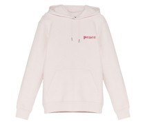 Kapuzensweatshirt mit Print PEACE
