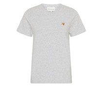 Regular-T-Shirt mit Patch Fox Head