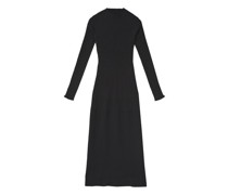 Geripptes Kleid Lara mit Rückenausschnitt