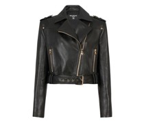 Kurze Bikerjacke