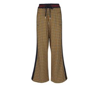 Jacquard Sweatshirt Baumwollhose