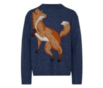 Pullover Fox Intarsia