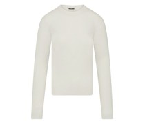 Kaschmir-Pullover mit Rundhalsausschnitt