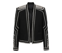 Wolljacke mit Stickerei