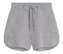 Triomphe mini shorts in wool and cashmere
