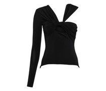 Asymmetrisches drapiertes Top