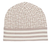 Wollhut mit gesticktem Monogramm