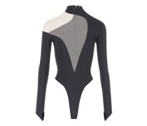 Asymmetrischer Illusions-Bodysuit