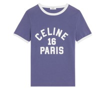 T-shirt mit „Celine 16“-stickerei