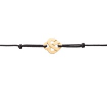 Kordelarmband Cœur Entrelacé