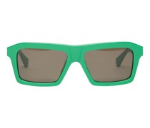 Viereckige Sonnenbrille