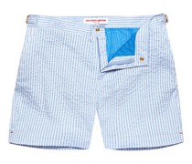 Halblange Badeshorts Bulldog Stripe
