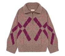 Strickpullover Lince mit Intarsien