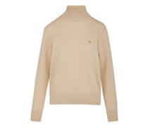 Pullover mit Rollkragen und Patch Baby Fox