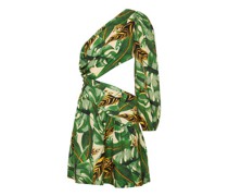 Kurzes Kleid Tropical Leaves