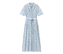 Langes Hemdkleid mit Print