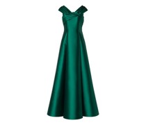 Mikado-Kleid mit Falten