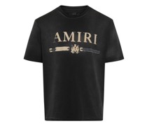Logo-T-Shirt mit Applikation Amiri Ma Bar