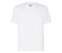 T-Shirt mit V-Ausschnitt