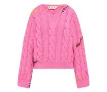 Pullover mit V-Ausschnitt
