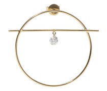 Mono-Ohrring Fibule Größe M – ein Diamant