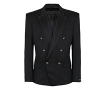 Zweireihiger Wollblazer