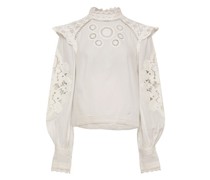Romantische Bluse Off-White