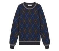Strickpullover mit Rundhalsausschnitt