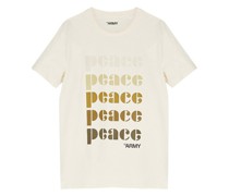 T-Shirt mit Print PEACE