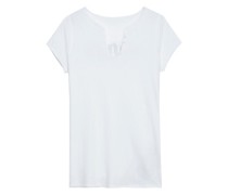 T-Shirt mit Amour Strass