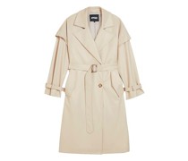 Langer zweireihiger Trenchcoat Natalia