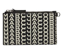 Brieftasche The Monogram Leather Top Zip Wristlet