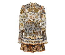Kurzes Kleid mit Print Floral Tapestry