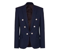 Blazer mit zweireihigem Knopfverschluss