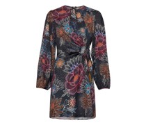Kurzes Kleid mit Blumenprint