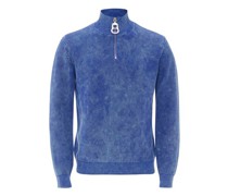 Pullover mit halbem Reißverschluss und Can-Zipper