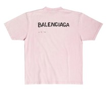 Handgezeichnetes Balenciaga T-Shirt Large Fit