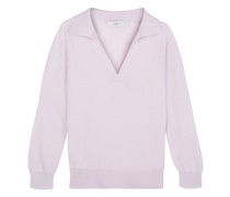 Kaschmirpullover im Polo-Stil