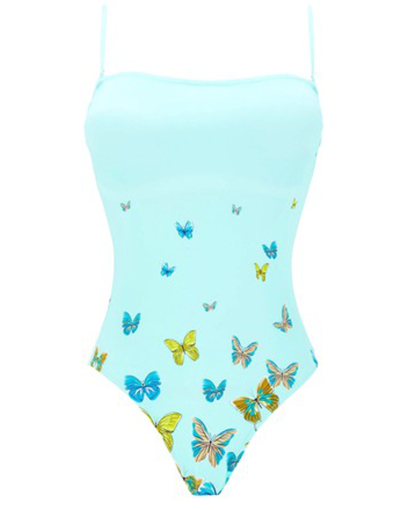 Vilebrequin Damen Badeanzug Bustier Butterflies